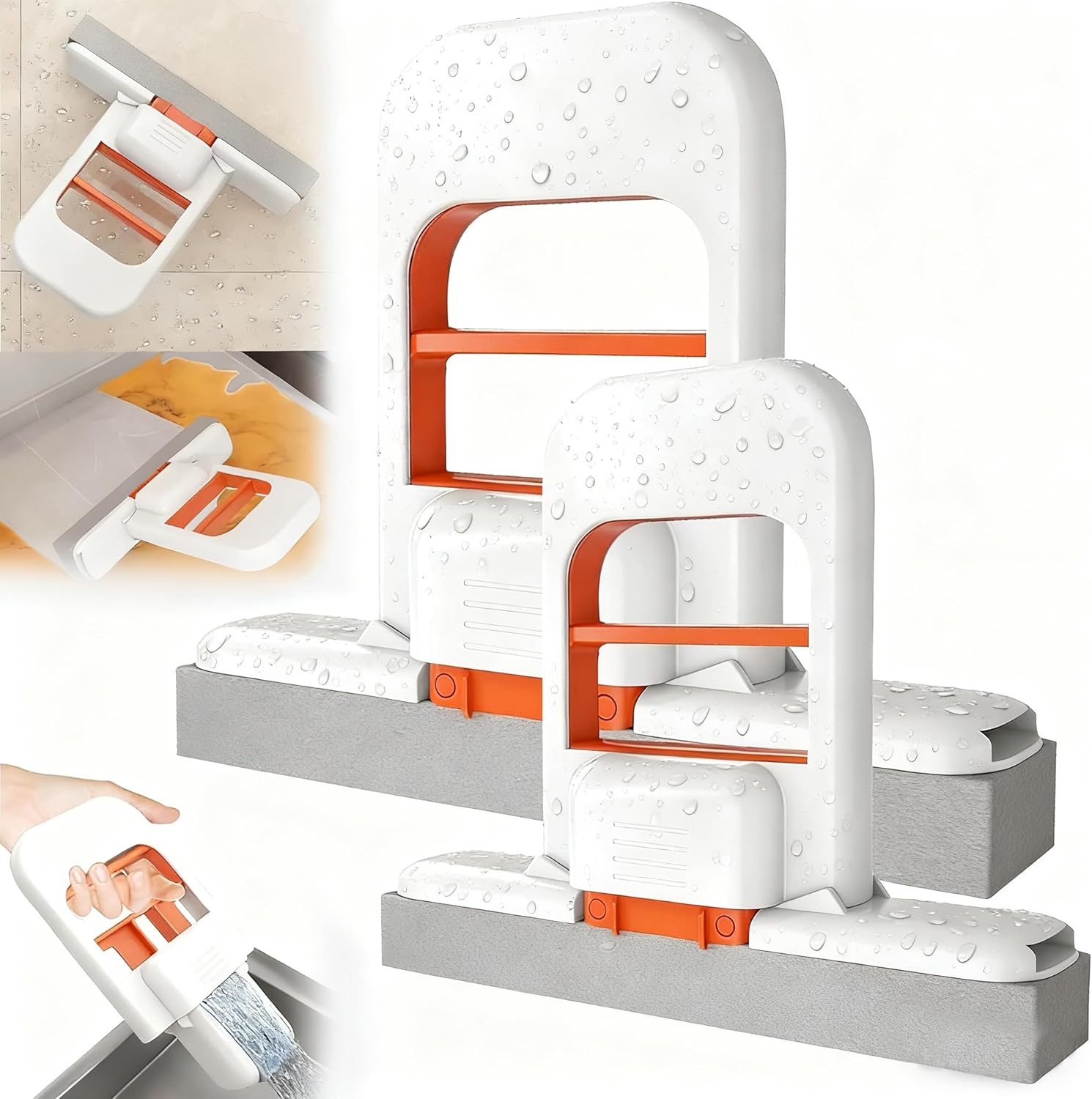 Dliojhl portable mini cleaning mop set front view