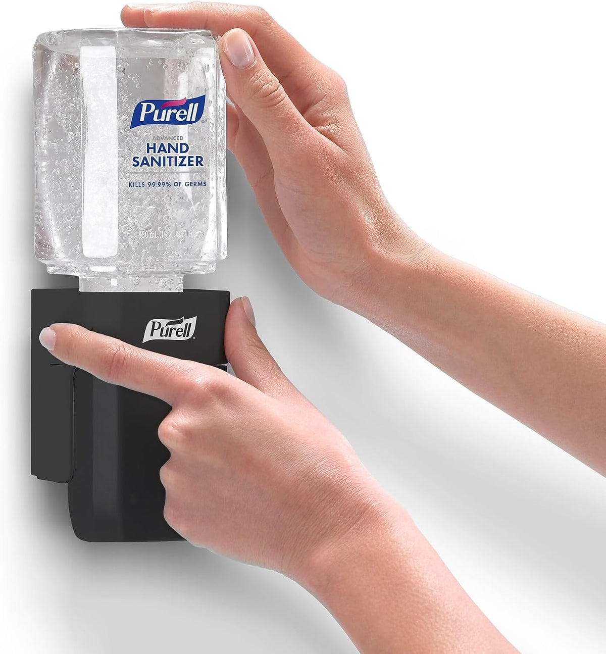 Purell 450 milliliter advanced hand sanitizer gel refill cartridge