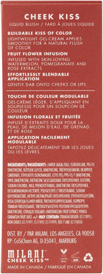 Milani Cheek Kiss Liquid Blush Makeup, Lightweight, Blendable & Buildable for Radiant Flushed Cheeks, Skin-Loving Formula - Rose Romance - Image 10