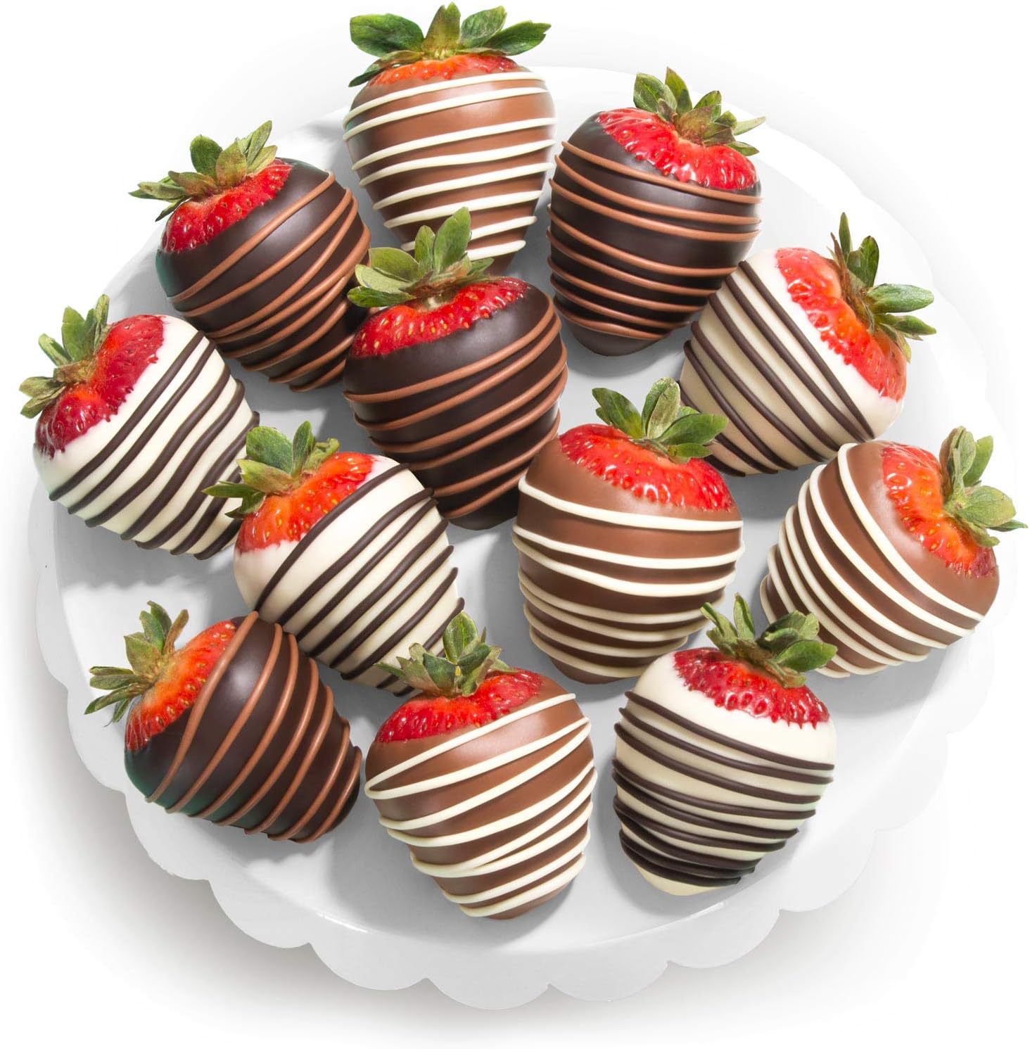 A Gift Inside chocolate covered strawberries gift box front view