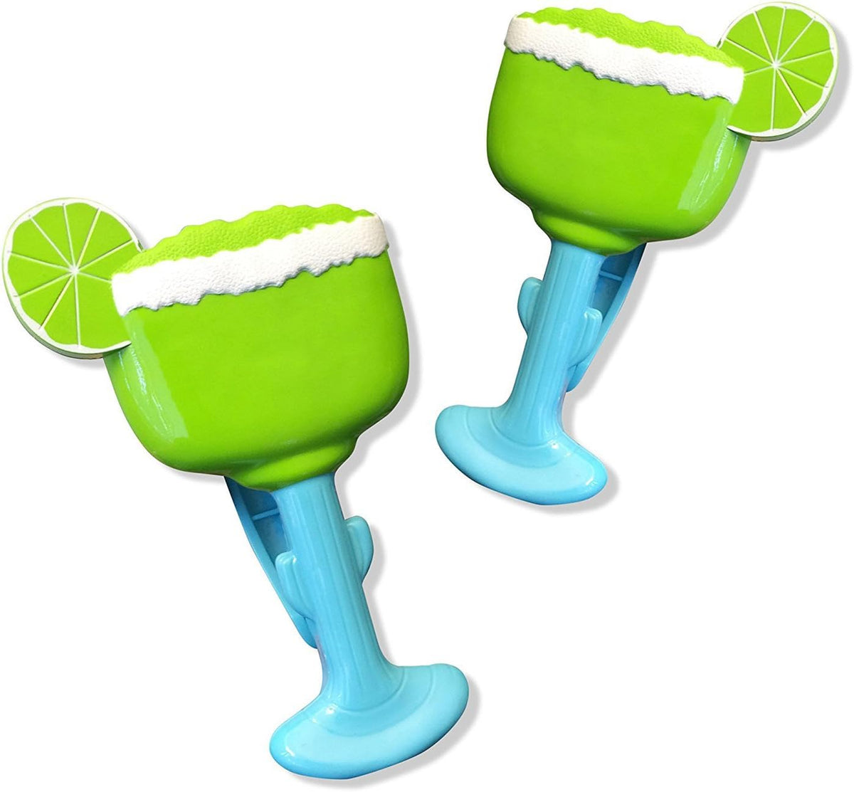 O2COOL BocaClips Beach Towel Clips Patio Pool Tie Dye Flip Flop 2pk - Image 11