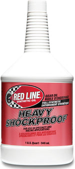 Red Line 58204 Heavy Shockproof Gear Oil front bottle view