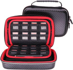 VSEER Nintendo 3DS XL carrying case front view showing black hard shell exterior