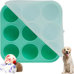 9 Cavities Silicone Dog Treat Mold with Lid for Woof Pupsicle & Power Chewer Pupsicle,Frozen Dog Silicone Molds for Making Refill Popsicle Treats 10-25 lbs & Up (Small with Lid) - Image 9