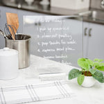 Russell+Hazel desktop memo tablet with white marker
