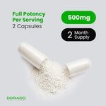 Dorado Nutrition Catuaba Bark 10000mg serving size details