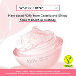 Abib non sticky glazed jelly lip mask open jar view