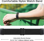 Breathable woven fabric texture of Folavii Fitbit replacement bands