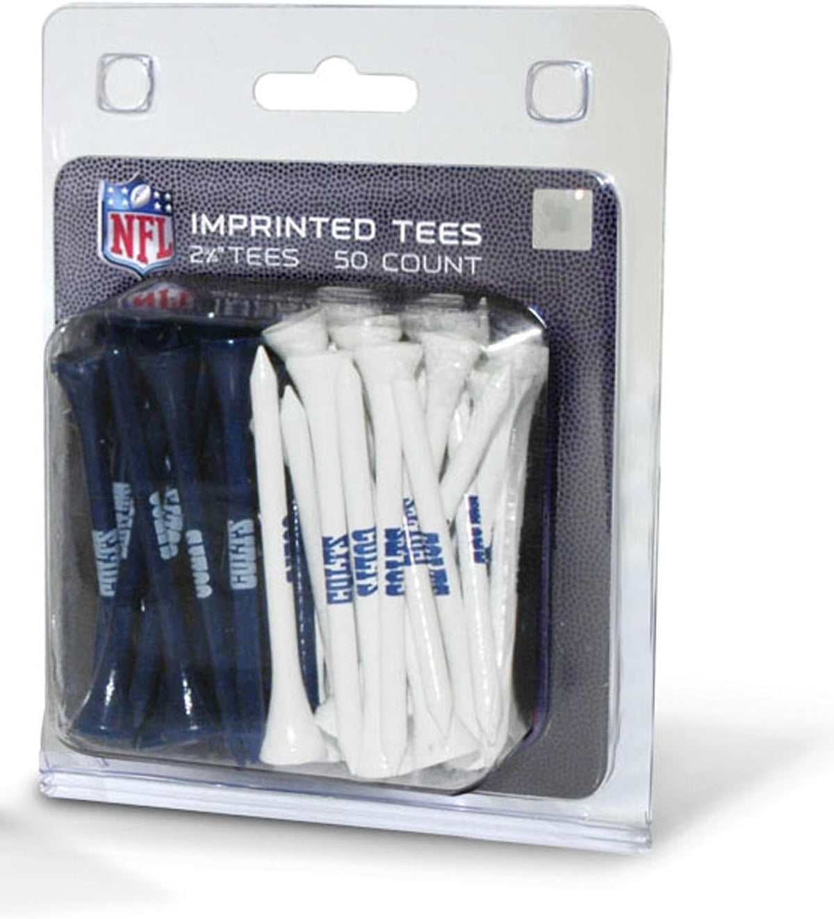 Team Golf NFL golf tees showing team colors and logo imprint