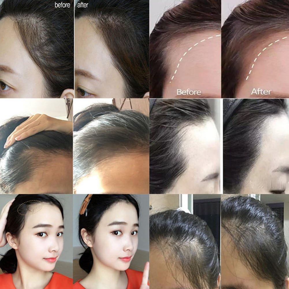 Magical Fluffy Thin Hair Powder Shadow Makeup Concealer Root Cover Up Instant Gray Coverage 4g (01 Brown) - Image 4