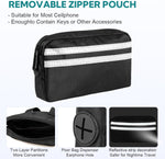 Tangle free swivel clasp mechanism on premium hands free pet walking system.