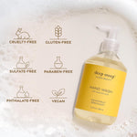 Deep Steep vegan skincare product group shot