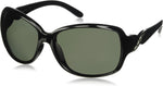 Angled perspective of Suncloud polarized sunglasses displaying polycarbonate lens clarity and frame shape.
