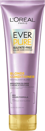L'Oreal Paris EverPure Blonde Shampoo lifestyle image with blonde hair