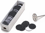 100pcs Sandpaper Disc and 1pcs Metal Bit, 3/32 Shank Replaceable Pedicure Sanding Disc Bit for Dead Skin Callus Removal Electric Foot File Tools (150#(Medium)) - Image 10