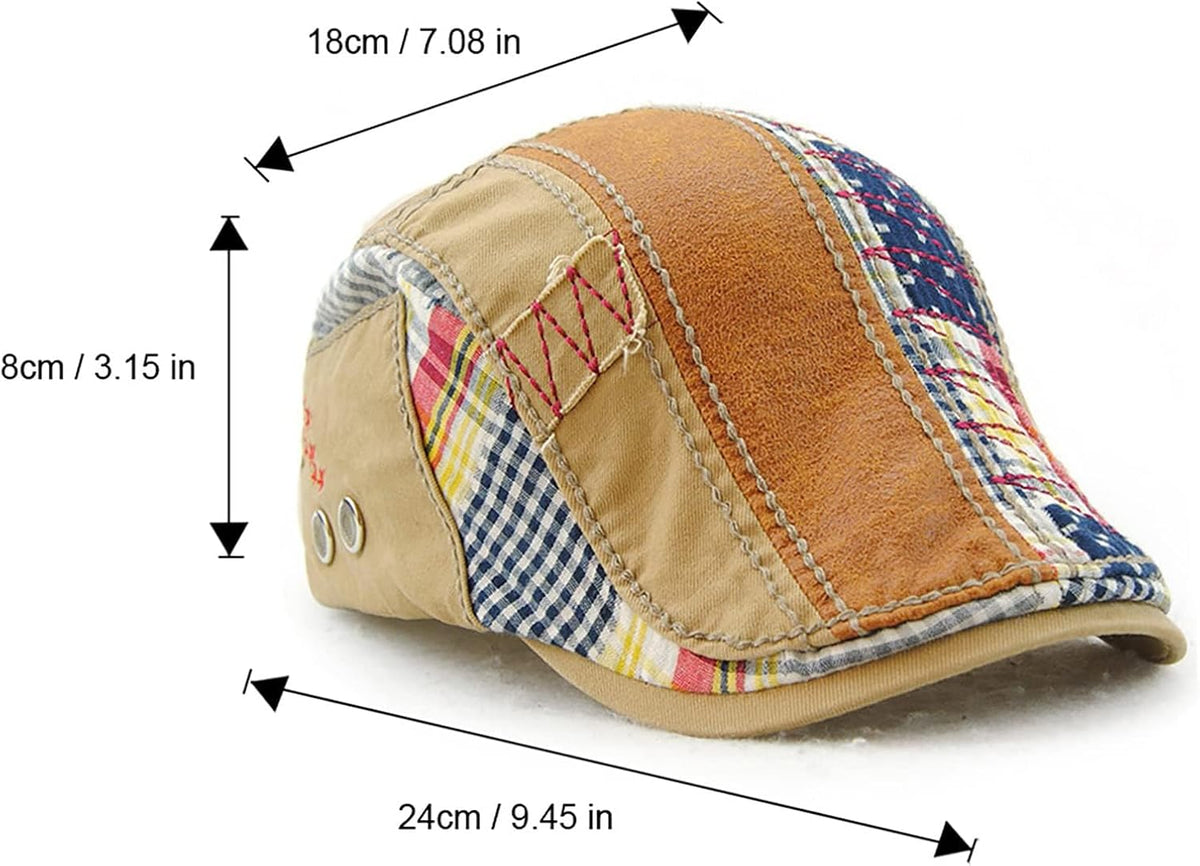MOACC cotton driving cap inner lining detail