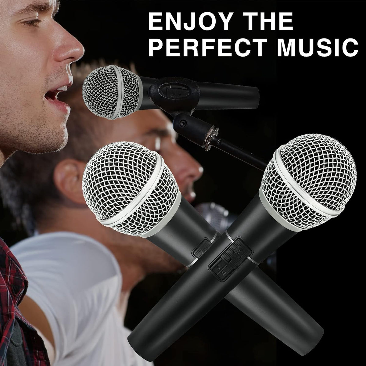 Silver steel mesh replacement microphone grille side angle view