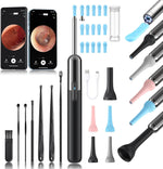 Kolrry ear wax removal tool with camera and light front view showcasing the sleek smart otoscope design
