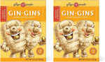 Organic and non-GMO functional ginger candy ingredients visualization.