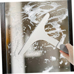 CHILDWEET multi-functional squeegee cleaning a glass shower door