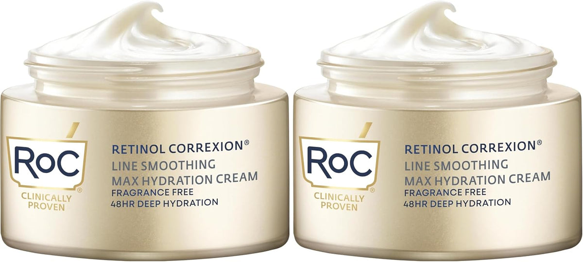 RoC Retinol Correxion Max Hydration Anti-Aging Daily Face Moisturizer with Hyaluronic Acid, Fragrance-Free, Oil Free Skin Care, 1.7 Ounces (Packaging May Vary) - Image 13