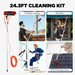 Sallurmose window cleaning tool carrying bag