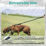 Rabbitgoo military grade dog training leash fully extended view