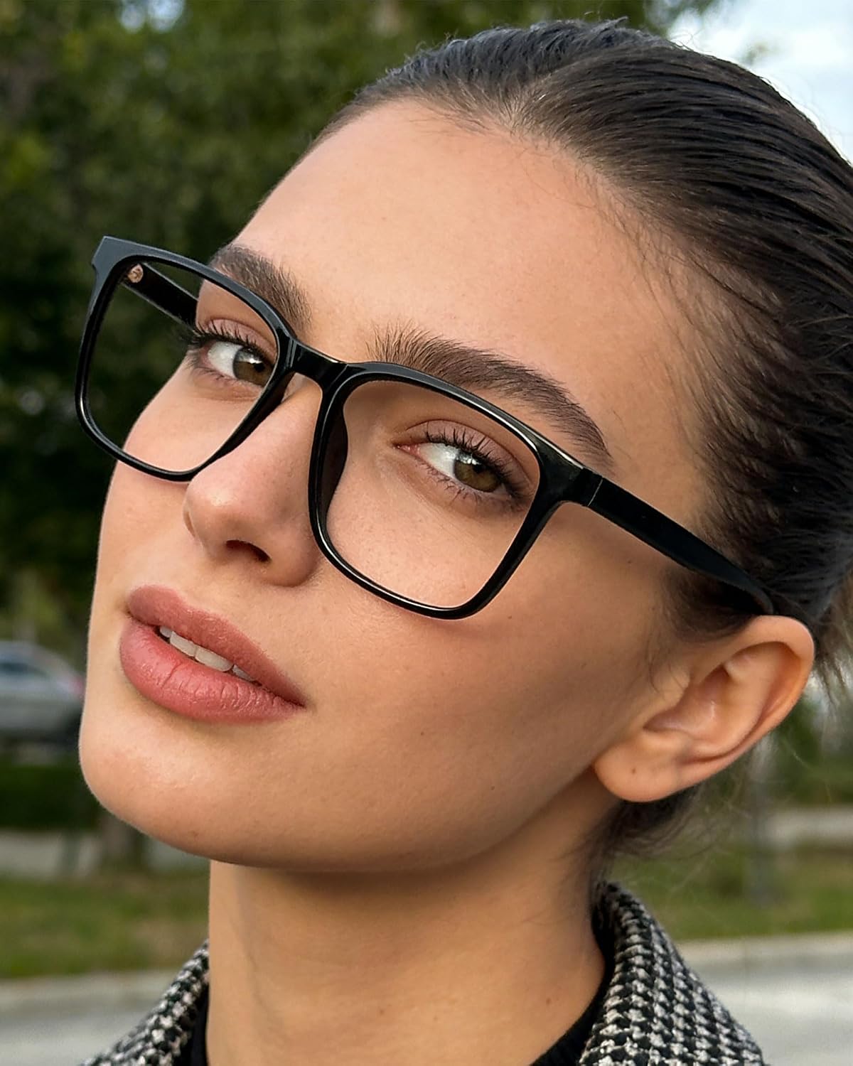 TEAPLMTT black computer glasses side profile frame angle