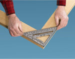 Swanson speed square paired with the included reference blue book