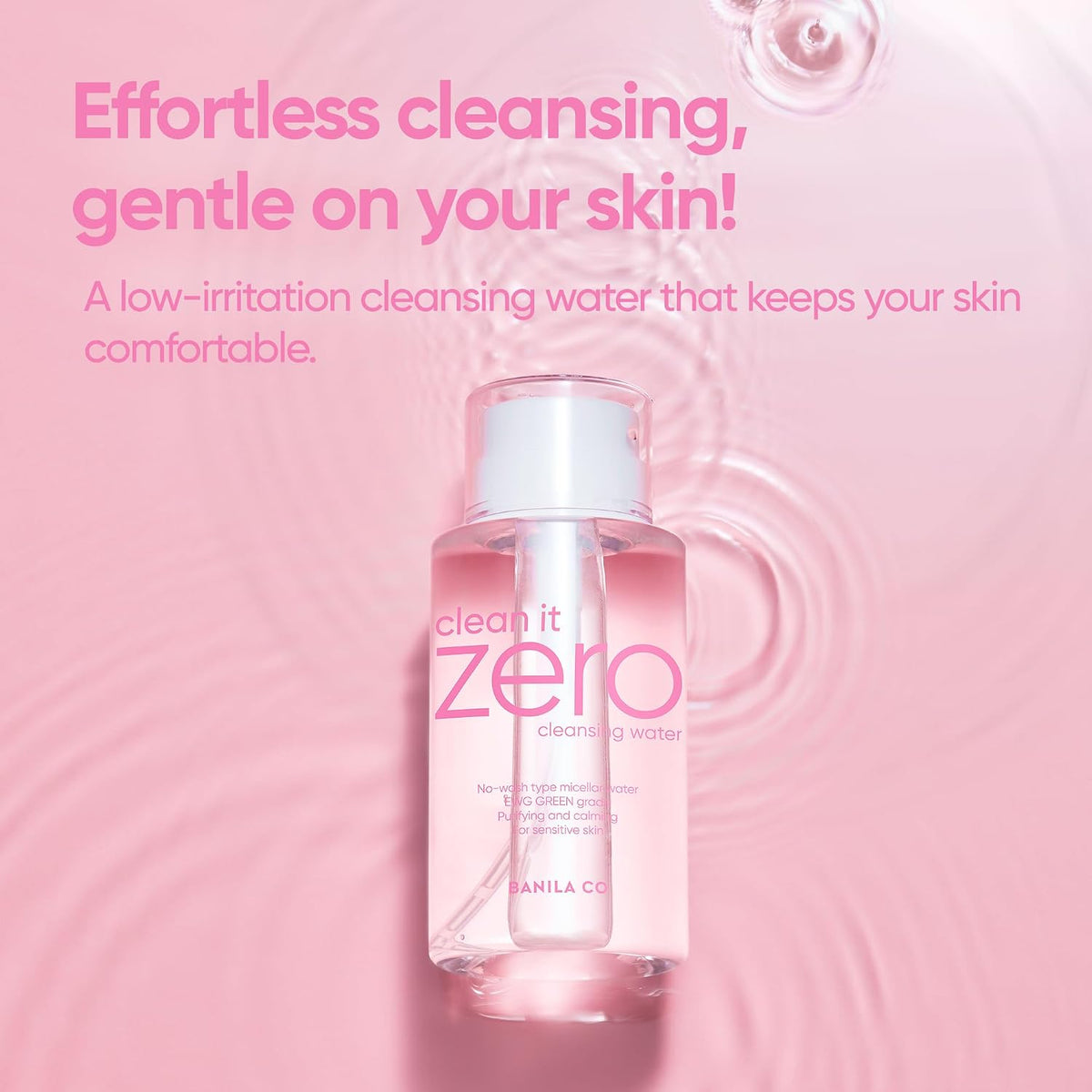 Banila Co Clean It Zero Pure Cleansing Water ingredients list