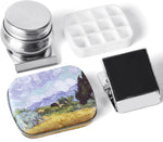 Portable Travel Watercolor Palette, Mini Metal Tin Box,12-Well Empty Tins - Image 15