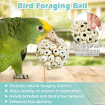 PINVNBY organic sola plant foot toys for small birds and budgies.