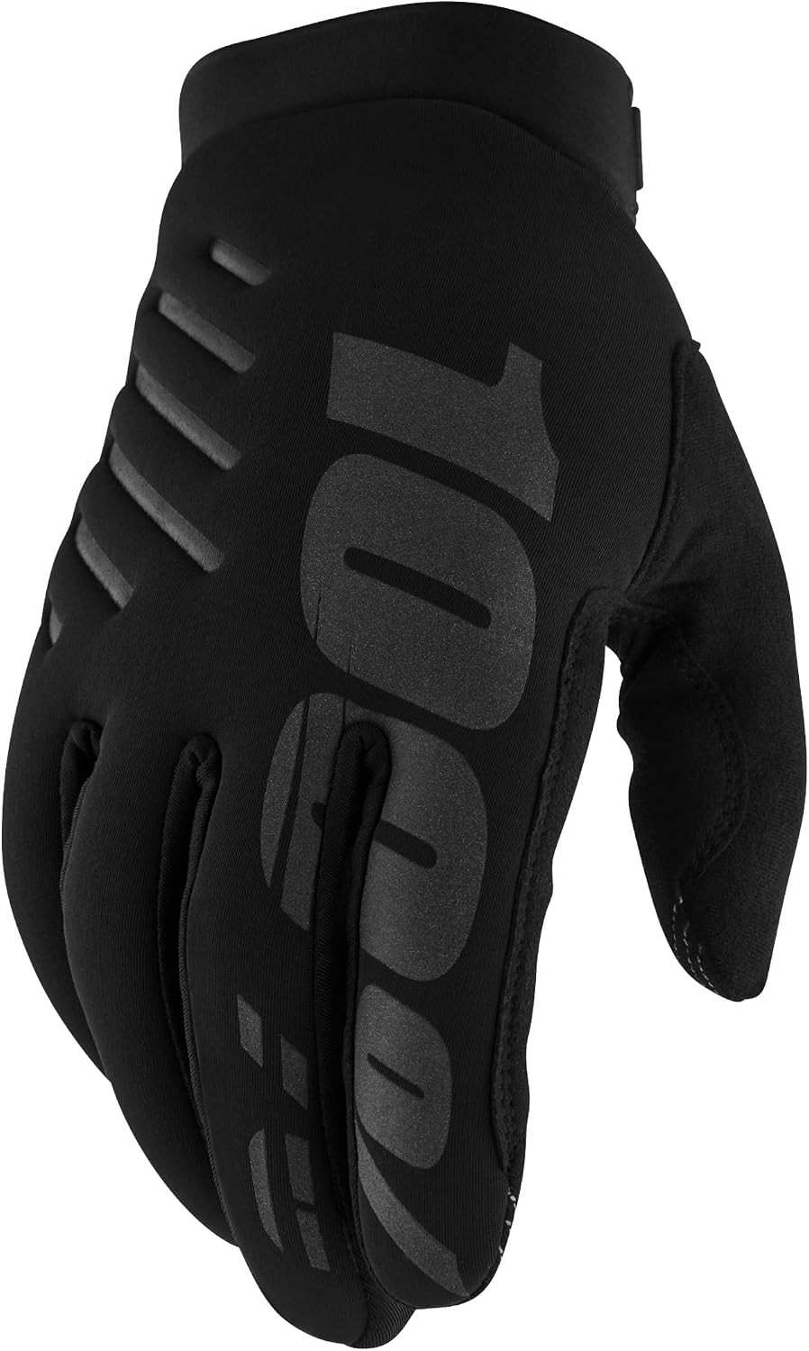 100% Brisker cold weather motocross glove front view