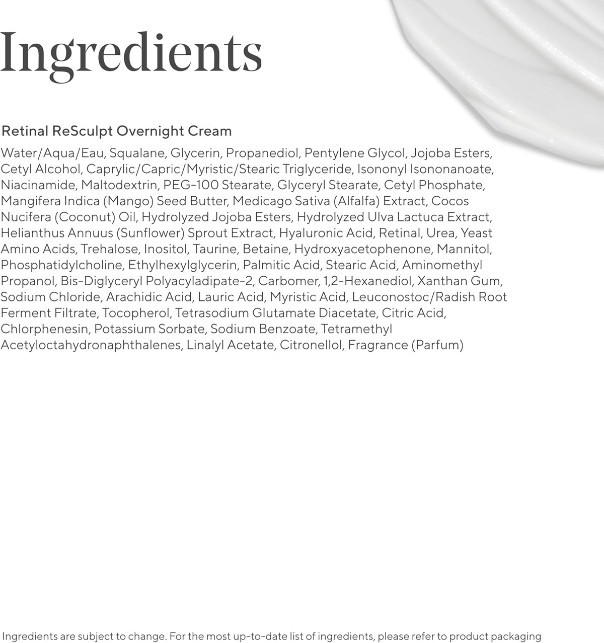 Murad Resurgence line anti wrinkle overnight treatment and cream set.