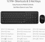 LeadsaiL silent cordless mouse top angle view