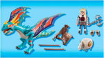 Playmobil Astrid figure with battle axe and racing gear