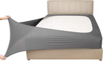 Mrs Awesome stretch jersey box spring cover front view