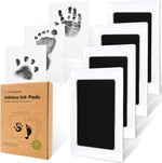 KeaBabies 4-Pack Inkless Baby Hand and Footprint Kit front view packaging