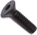 Alloy steel countersunk screws angled perspective