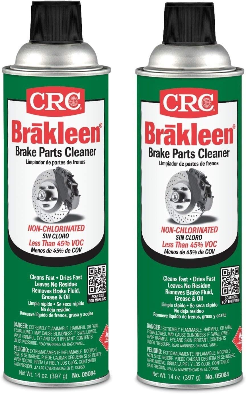 Crc Brakleen Non-Chlorinated Brake Parts Cleaner 2 Pack front view
