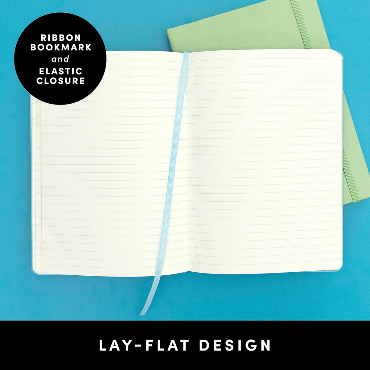 Paperage notebook open showing lined pages