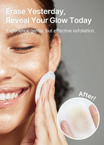 Hydrating daily facial peeling pads by Celimax displayed alongside their sleek protective outer box.