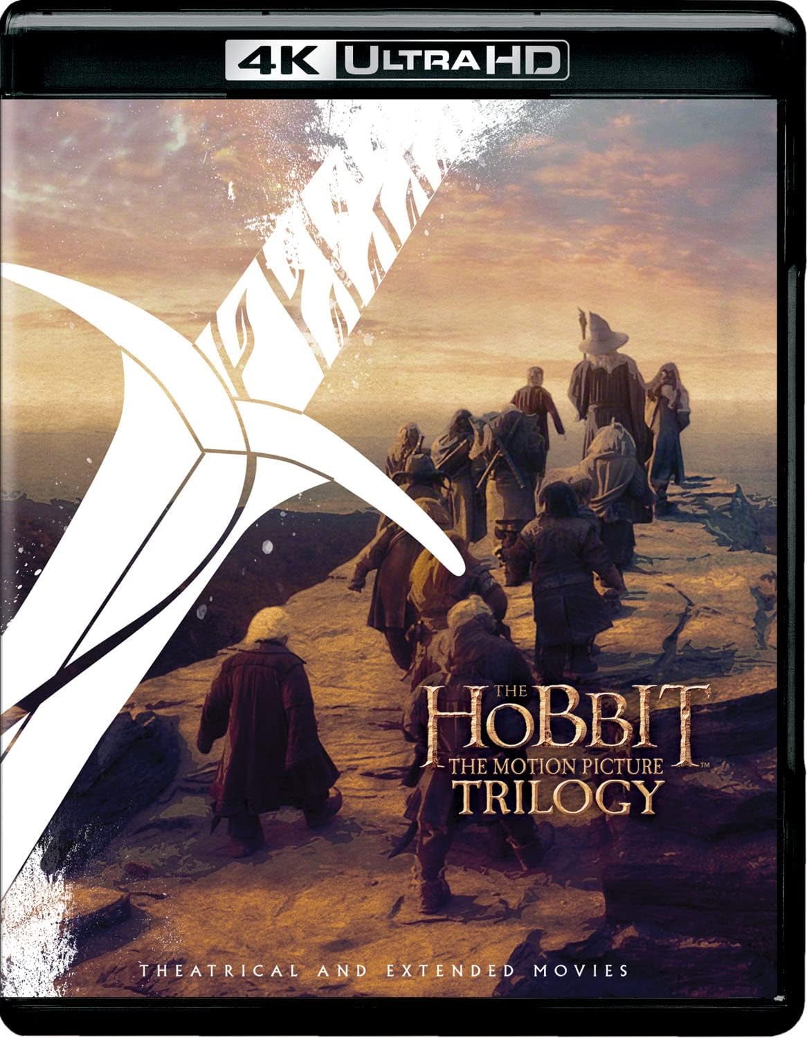 Blu-ray The Hobbit Motion Picture Trilogy front view box art