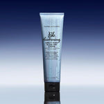 Bumble and bumble thickening cream applied on wavy hair strands