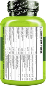 Naturelo 180 vegetarian capsules bottle packaging