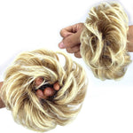 2Pcs Messy Hair Bun Hair Piece Scrunchy ExtensionDimgray - Image 12