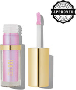 Cruelty-free holographic eye topping glitter in shimmering lavender shade