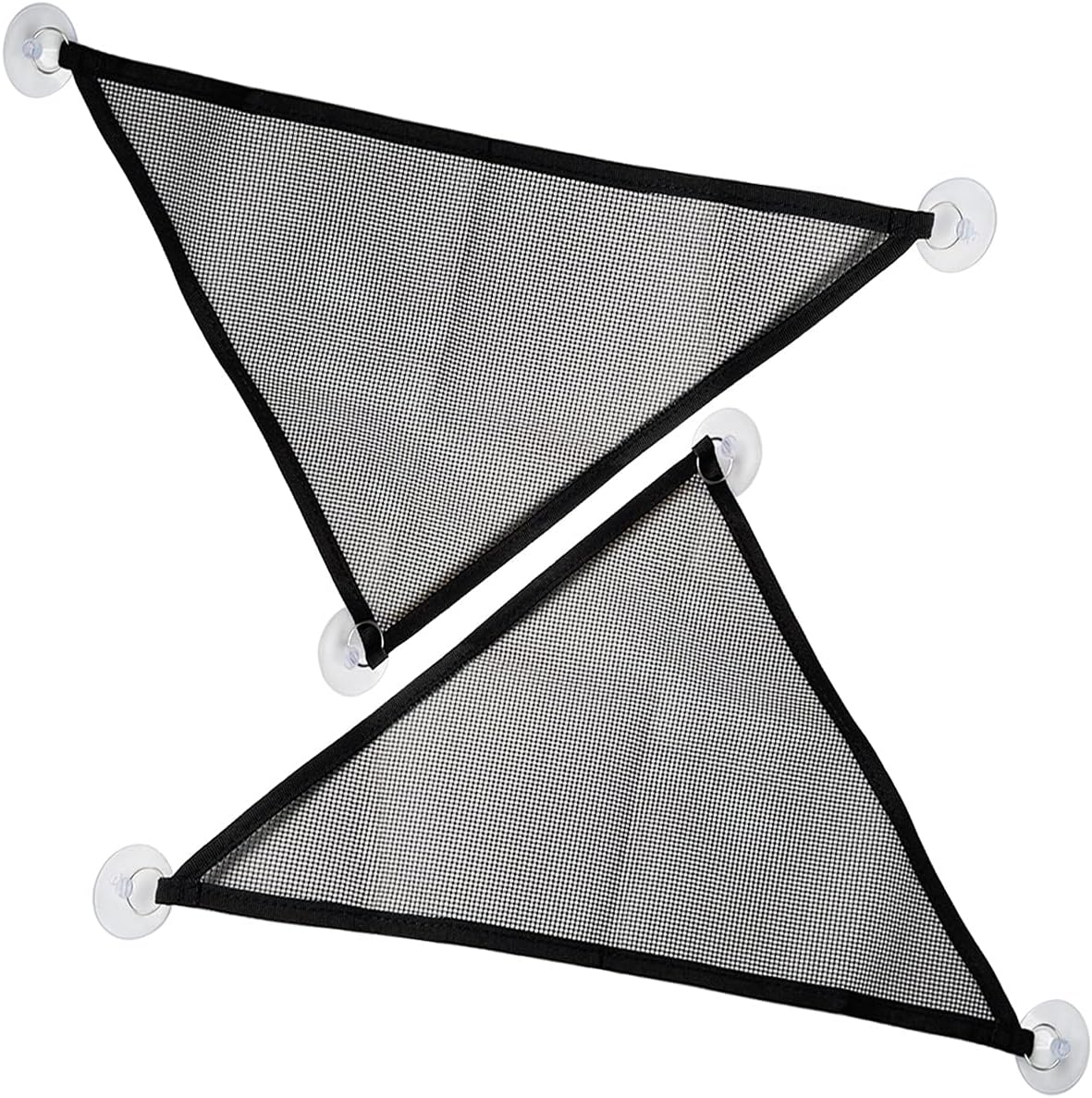 Zhuohai 2 Pcs Reptile Hammock front view showing black mesh material