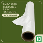 HBI Wash Away Embroidery Topping, Water Soluble Clear Film, 12 in x 15 yd - Image 2