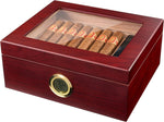 Mantello Royale Desktop Humidor Capacity Display For Fifty Cigars